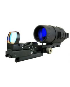  eXact Precision 2.6x44 White Phosphor Gen I NV scope kit with a Sensor Reflex Sight Comb