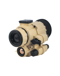 AGM F14-3APW Fusion Tactical Monocular, Thermal 640x512 (50 Hz) Channel Fused with MIL-SPEC Elbit or L3 Gen 3 FOM 2000+, P45-White Phosphor IIT. Made in USA. 