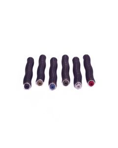 Armaspec Guide Rod for Glock® Fluted Black Gen 1-3 Full size 17lb spring, Red