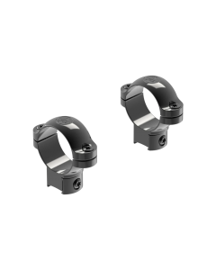 Leupold Ringmounts Rimfire Scope Ring Set Dovetail Medium 1" Black Gloss Steel