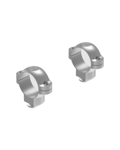 Leupold Dual Dovetail Scope Ring Set Medium 1" Silver Steel