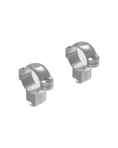 Leupold Dual Dovetail Scope Ring Set High 1" Silver Steel