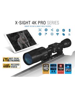 Open Box - ATN X-Sight-4k 3-14x Pro Smart Day and Night Vision Hunting Rifle Scope