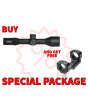 Steiner 5118 T6Xi  Black 3-18x56mm 34mm Tube Illuminated MSR2 MIL Reticle First Focal Plane Features Throw Lever Package