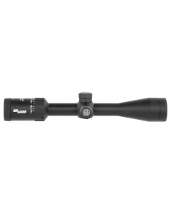 Sig Sauer Electro-Optics SOW34202 Whiskey3  Black Anodized 4-12x40mm 1" Tube Quadplex Reticle