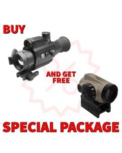 AGM VarmintV2 LRF 35-640 Thermal Imaging Rifle Scope with built-in Laser Range Finder, 20mK, 12 Micron, 640x512 (50 Hz), 35mm lens.  Package