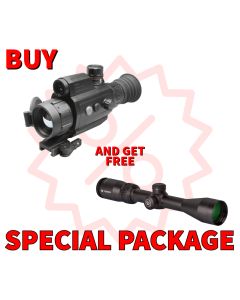 AGM VarmintV2 LRF 35-640 Thermal Imaging Rifle Scope with built-in Laser Range Finder, 20mK, 12 Micron, 640x512 (50 Hz), 35mm lens.  Package