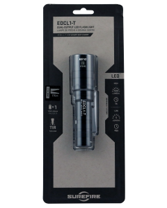 SureFire EDCL1T Everyday Carry 1  Black Anodized Aluminum White LED 5/500 Lumens 175 Meters Range