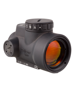 Trijicon 2200028 MRO  Black Hardcoat Anodized 1x 25mm 2 MOA Illuminated Green LED Dot Reticle