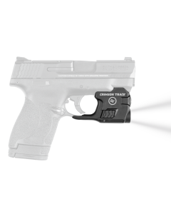 Crimson Trace LTG770 Lightguard  S&W M&P Shield/M2.0 For Handgun 110 Lumens Output White LED Light Trigger Guard Mount Black Anodized Polymer