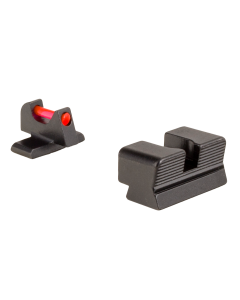 Trijicon 601050 Fiber Sight Set  Interchangeable Fiber Optic Green & Red Front, Black Rear Black Frame for Sig 9mm/357 Sig P225,226,228,239,320 with #8 Front & Rear (Except P938,365)