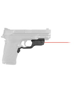 Crimson Trace LG459 Laserguard  5mW Red Laser with 633nM Wavelength & Black Finish for 22 S&W M&P Compact, 380/9 M&P Shield EZ