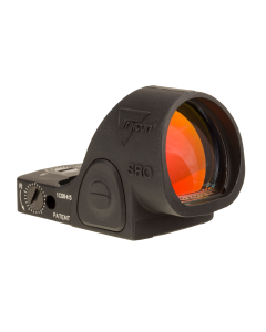 Trijicon 2500001 SRO  Matte Black 1x 1 MOA Illuminated Red LED Dot Reticle
