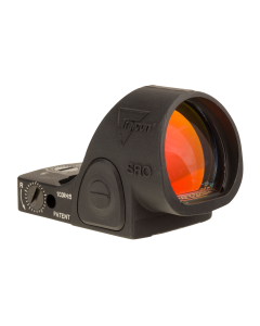 Trijicon 2500003 SRO  Matte Black 1x 5 MOA Illuminated Adjustable Red LED Dot Reticle