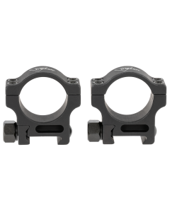 Trijicon AC22009 Scope Ring Set  Picatinny Rail 30mm Tube Black Hardcoat Anodized Aluminum