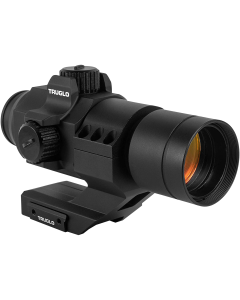 TruGlo TG-8335BN Ignite  Black Anodized 1x 30mm 2 MOA Illuminated Red Dot Reticle Features Cantilever Picatinny Rail Mount