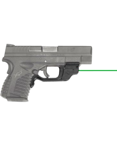 Crimson Trace 0101820 Laserguard  5mW Green Laser with 532nM Wavelength & Black Finish for Springfield Hellcat