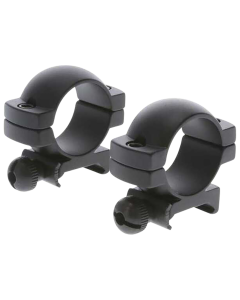 TruGlo TG-TG8960B1 Scope Ring Set Lightweight Picatinny/Weaver Medium 1" Tube Matte Black Aluminum