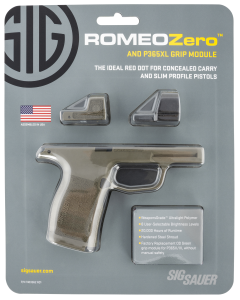 Sig Sauer Electro-Optics SORG0605 RomeoZero Grip Mod Kit OD Green 1x 22mm 6 MOA Illuminated Red Dot Reticle Fits Sig P365XL Features OD Green Grip Kit