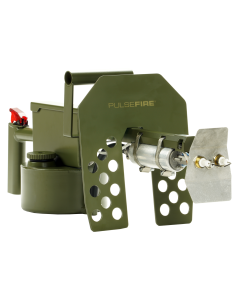 Exothermic Technologies PFLRTCA Pulsefire LRT *CA Approved Green Powder Coated Aluminum 10 ft Flame Range 25.70" Long Fuel Gasoline/Gasoline, Diesel Mix Includes Battery/Battery Charger
