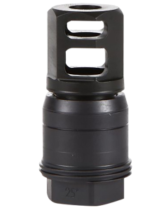Sig Sauer SL55612X2825DEGM Clutch-Lok QD Muzzle Brake Black Stainless Steel with 1/2" 28 tpi Threads for 5.56mm 25 Degree Taper