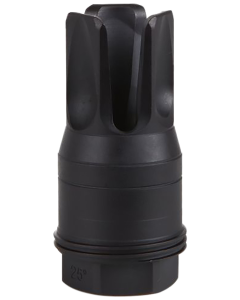 Sig Sauer SL55612X2825DEGF Clutch-Lok QD Flash Hider Black Stainless Steel with 1/2"x28 tpi 2.10" OAL for 5.56mm Sig Taper Lok Barrels