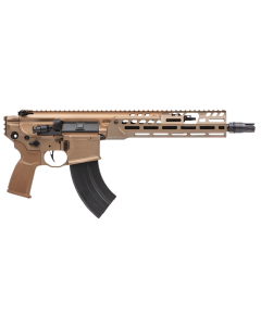 Sig Sauer PMCX762R11BLT MCX Spear LT 7.62x39mm 11.50" 28+1, Coyote, OEM Grip, Rocksett Sig QD Suppressor Ready Flash Hider, Adj. Gas Block