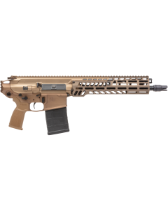 Sig Sauer PSPEAR76213B MCX Spear 7.62x51mm NATO 20+1 13", Coyote, No Brace, OEM Polymer Grip, SLX/SLH QD Flash Hider, Ambi Controls, Adj. Gas Block