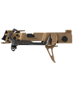 Sig Sauer 8900160 P320 Custom Works Fire Control Unit *FFL Item (FCU Only), 9mm Luger/40 S&W/357 Sig, Gold Nitride, Titanium Frame & Flat Face Skeletonized Trigger, Fits Sig P320 Parts