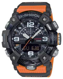 G-shock/vlc Distribution GGB1001A9 G-Shock Tactical MudMaster Keep Time Orange/Black Size 145-215mm Features Digital Compass