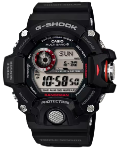 G-shock/vlc Distribution GW94001 G-Shock Tactical Rangeman Keep Time Black Size 145-215mm Features Digital Compass