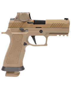 Sig Sauer M18X9RX M18X w/Optic Carry Frame 9mm Luger 21+1 3.90" Black Barrel Coyote PVD Optic Ready/Serrated Stainless Steel Slide & Polymer Frame w/Beavertail & Picatinny Rail, Sig ROMEOM17