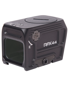 Viridian 9810112 RFX44  Black Anodized 1 x 21 mm x 16.5 mm 5 MOA Green Dot ACRO Footprint/Picatinny Low Mount