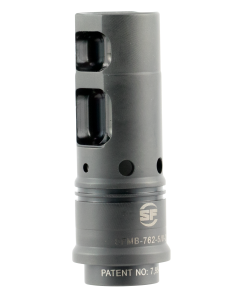 SureFire SFMB7625824 SOCOM Muzzle Brake Black DLC Stainless Steel with 5/8"-24 tpi Threads for 7.62mm AR-10