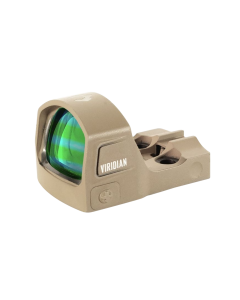 Viridian 9810143 RFX15  Flat Dark Earth 1 x 17 mm x 24 mm 3 MOA Green Dot Shield/Picatinny