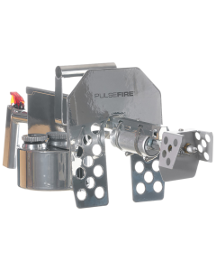 Exothermic Technologies PFLRTSILV Pulsefire LRT Mirror Silver Aluminum/Brass/Viton 25 ft Flame Range 25.70" Long Fuel Gasoline/Gasoline, Diesel Mix Includes Battery/Battery Charger