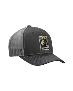 Leupold Wildlife Trucker Hat Black/Gray Adjustable Snapback OSFA Structured