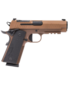 Sig Sauer 1911XCA45CXR3 1911 XCarry 45 ACP 8rd 5.75" Black DLC Coyote PVD Optic Ready Stainless Steel Slide Coyote PVD Black G10 Grip
