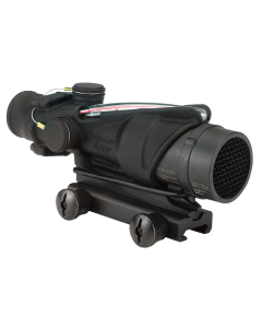 Trijicon 100230 ACOG  Black Hardcoat Anodized 4x32mm Illuminated Red Chevron Reticle