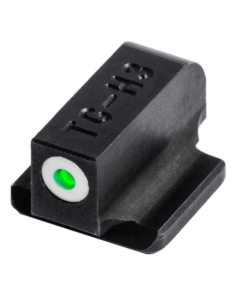 TruGlo TG-231R2W Tritium Pro Night Sights Square Green with White Outline Front/U-Notch Green Rear with Nitride Fortress Finished Frame for Ruger LC, LC9s, LC380