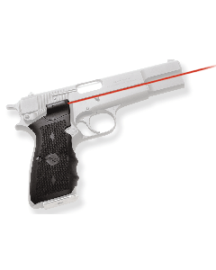 Crimson Trace LG309 Lasergrips  5mW Red Laser with 633nM Wavelength & 50 ft Range Black Finish for Browning Hi-Power
