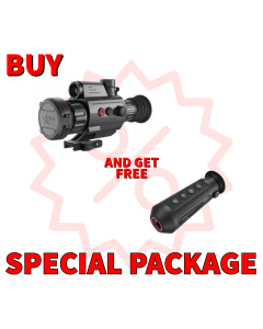 AGM Varmint LRF TS35-640 Thermal Imaging Rifle Scope with built-in Laser Range Finder, 12um, 640x512 (50 Hz), 35mm lens Special Package