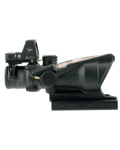 Trijicon 100549 ACOG Combo Matte Black 4x32mm Illuminated Red Chevron .223/5.56 BDC Reticle