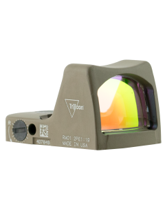 Trijicon 700624 RMR Type 2 Flat Dark Earth Cerakote 1x 3.25 MOA Illuminated Red LED Dot Reticle