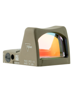 Trijicon 700645 RMR Type 2 Flat Dark Earth Cerakote 1x 6.5 MOA Illuminated Red LED Dot Reticle