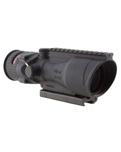Trijicon 100001 ACOG  Black Hardcoat Anodized 6x 48mm Illuminated Red Chevron .223/5.56 BDC Reticle