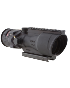 Trijicon 100006 ACOG  Black Hardcoat Anodized 6x 48mm Illuminated Red Chevron 50 BMG Reticle