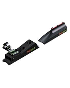 Truglo TG958X Muzzle Brite Sight Set In-Line Muzzleloaders Adjustable Red/Green Black Ghost Ring