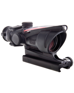 Trijicon 100219 ACOG  Black Hardcoat Anodized 4x32mm Illuminated Red Horseshoe .223/5.56 BDC Reticle