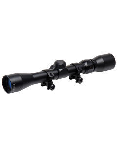 TruGlo TG-853932B Trushot  Black Anodized 3-9x32mm 1" Tube Duplex Reticle w/Rings 3/8" Dovetail